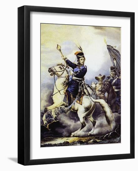 Count Matvei Ivanovich Platov (1757-181)-Alexander Osipovich Orlowski-Framed Giclee Print