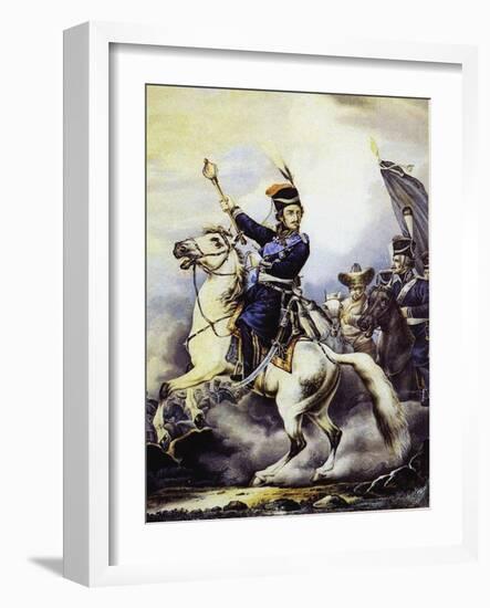 Count Matvei Ivanovich Platov (1757-181)-Alexander Osipovich Orlowski-Framed Giclee Print