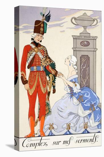 Count on My Oaths-Georges Barbier-Stretched Canvas