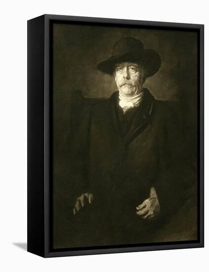 Count Otto von Bismarck-Franz Seraph von Lenbach-Framed Stretched Canvas