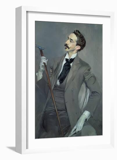 Count Robert De Montesquiou (1855-1921) 1897-Giovanni Boldini-Framed Giclee Print