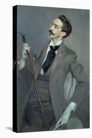 Count Robert De Montesquiou (1855-1921) 1897-Giovanni Boldini-Stretched Canvas