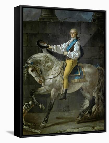 Count Stanislas Potocki, 1781-Jacques-Louis David-Framed Stretched Canvas