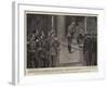 Count Von Waldersee at the Tomb of King Humbert in the Pantheon-Gordon Frederick Browne-Framed Giclee Print