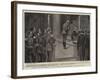 Count Von Waldersee at the Tomb of King Humbert in the Pantheon-Gordon Frederick Browne-Framed Giclee Print