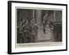 Count Von Waldersee at the Tomb of King Humbert in the Pantheon-Gordon Frederick Browne-Framed Giclee Print