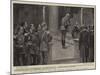 Count Von Waldersee at the Tomb of King Humbert in the Pantheon-Gordon Frederick Browne-Mounted Giclee Print