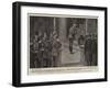 Count Von Waldersee at the Tomb of King Humbert in the Pantheon-Gordon Frederick Browne-Framed Giclee Print