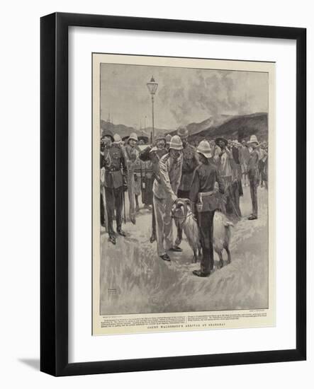 Count Waldersee's Arrival at Shanghai-Frank Craig-Framed Giclee Print