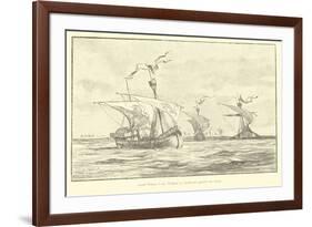 Count William I of Holland Voyaging to the 5th Crusade, 1217-Willem II Steelink-Framed Giclee Print