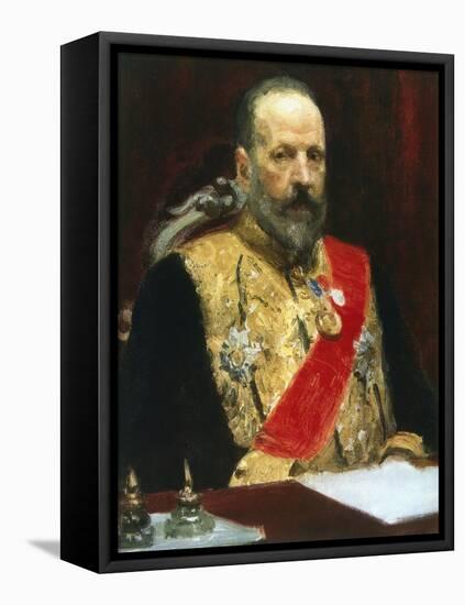 Count Witte, Russian Statesman, C1901-1903-Il'ya Repin-Framed Stretched Canvas