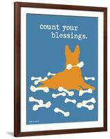 Count Your Blessings-Dog is Good-Framed Art Print