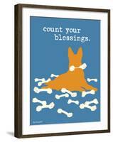 Count Your Blessings-Dog is Good-Framed Art Print