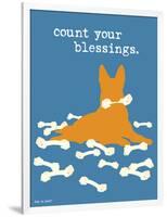 Count Your Blessings-Dog is Good-Framed Art Print