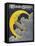 Count Zeppelin's Next Destination - the Moon!-null-Framed Stretched Canvas