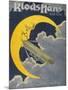 Count Zeppelin's Next Destination - the Moon!-null-Mounted Photographic Print