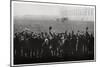 Count Zeppelin Saluted by Members of the Naval Airship Fleet, Germany, 1914-1917-null-Mounted Giclee Print