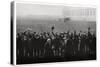 Count Zeppelin Saluted by Members of the Naval Airship Fleet, Germany, 1914-1917-null-Stretched Canvas