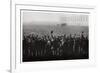 Count Zeppelin Saluted by Members of the Naval Airship Fleet, Germany, 1914-1917-null-Framed Giclee Print