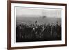 Count Zeppelin Saluted by Members of the Naval Airship Fleet, Germany, 1914-1917-null-Framed Giclee Print