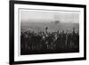 Count Zeppelin Saluted by Members of the Naval Airship Fleet, Germany, 1914-1917-null-Framed Giclee Print