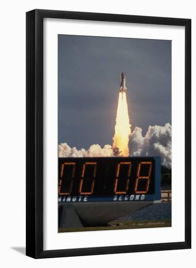 Countdown to Space Shuttle Discovery Launch-Roger Ressmeyer-Framed Premium Photographic Print