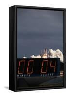Countdown to Space Shuttle Discovery Launch-Roger Ressmeyer-Framed Stretched Canvas