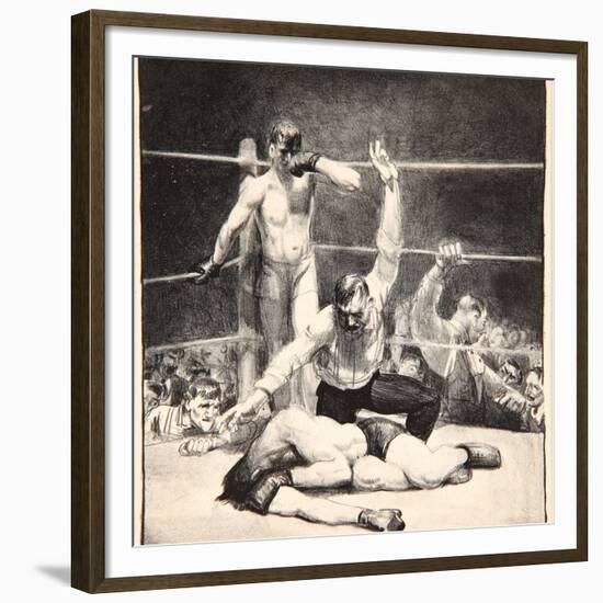 Counted Out, 1921-George Wesley Bellows-Framed Giclee Print