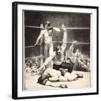 Counted Out, 1921-George Wesley Bellows-Framed Giclee Print