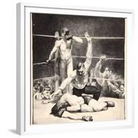 Counted Out, 1921-George Wesley Bellows-Framed Giclee Print