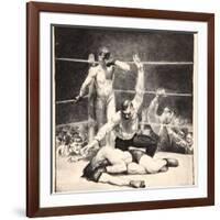 Counted Out, 1921-George Wesley Bellows-Framed Giclee Print