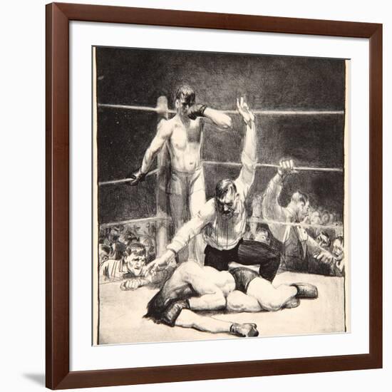 Counted Out, 1921-George Wesley Bellows-Framed Giclee Print