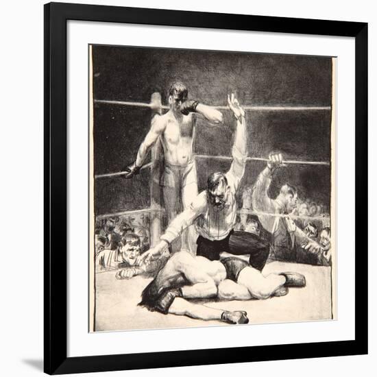 Counted Out, 1921-George Wesley Bellows-Framed Giclee Print