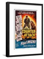 Counter-Attack-null-Framed Art Print