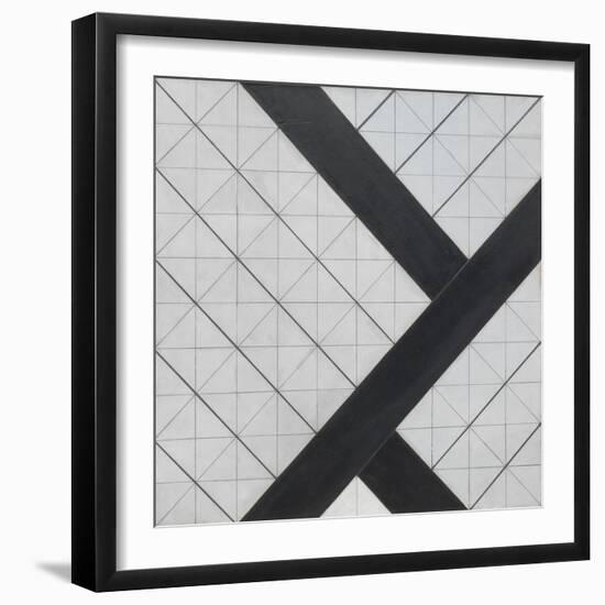 Counter-Composition VI-Theo Van Doesburg-Framed Giclee Print