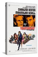 Counterpoint, Top from Left, Charlton Heston, Maximilian Schell, 1967-null-Stretched Canvas