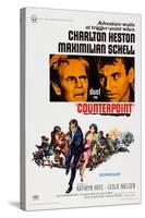 Counterpoint, Top from Left, Charlton Heston, Maximilian Schell, 1967-null-Stretched Canvas