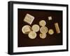 Counters and Dice, Gallo-Roman, Second Half of First Century BC-null-Framed Giclee Print