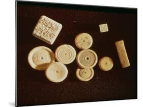 Counters and Dice, Gallo-Roman, Second Half of First Century BC-null-Mounted Giclee Print