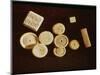 Counters and Dice, Gallo-Roman, Second Half of First Century BC-null-Mounted Giclee Print