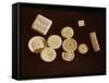 Counters and Dice, Gallo-Roman, Second Half of First Century BC-null-Framed Stretched Canvas