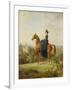 Countess Caroline Waldbott Von Bassenheim on Horseback in Front of Castle Leutstetten-Albrecht Adam-Framed Giclee Print