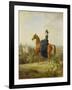 Countess Caroline Waldbott Von Bassenheim on Horseback in Front of Castle Leutstetten-Albrecht Adam-Framed Giclee Print