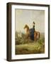 Countess Caroline Waldbott Von Bassenheim on Horseback in Front of Castle Leutstetten-Albrecht Adam-Framed Giclee Print