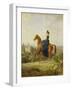 Countess Caroline Waldbott Von Bassenheim on Horseback in Front of Castle Leutstetten-Albrecht Adam-Framed Giclee Print