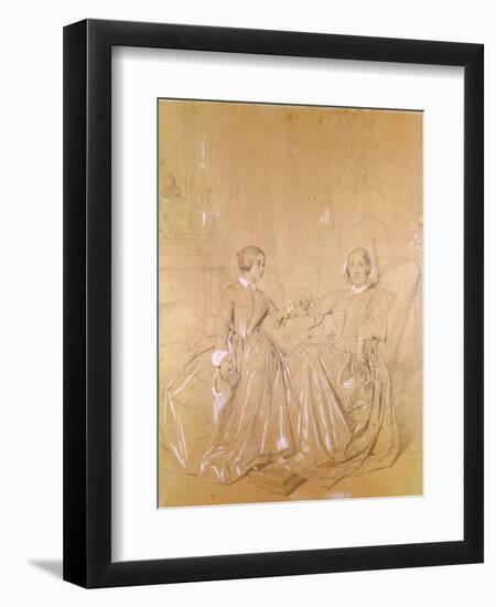 Countess Charles D'Agoult-Jean-Auguste-Dominique Ingres-Framed Giclee Print