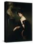 Countess Cristina Barbiano de Belgioioso-Francesco Hayez-Stretched Canvas