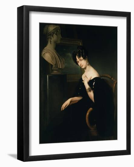 Countess Cristina Barbiano de Belgioioso-Francesco Hayez-Framed Giclee Print