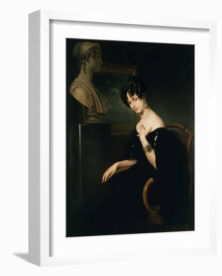 Countess Cristina Barbiano de Belgioioso-Francesco Hayez-Framed Giclee Print