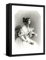 Countess Guiccioli-AE Chalon-Framed Stretched Canvas